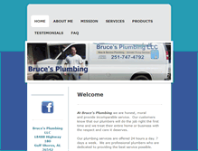 Tablet Screenshot of brucesplumbing.net